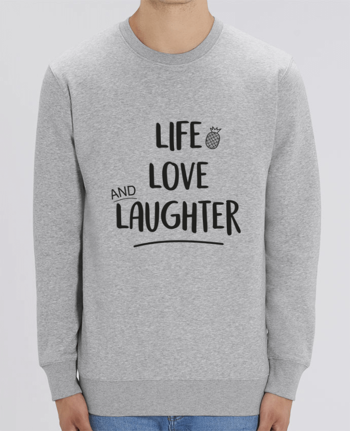 Unisex Crew Neck Sweatshirt 350G/M² Changer Life, love and laughter... Par IDÉ'IN