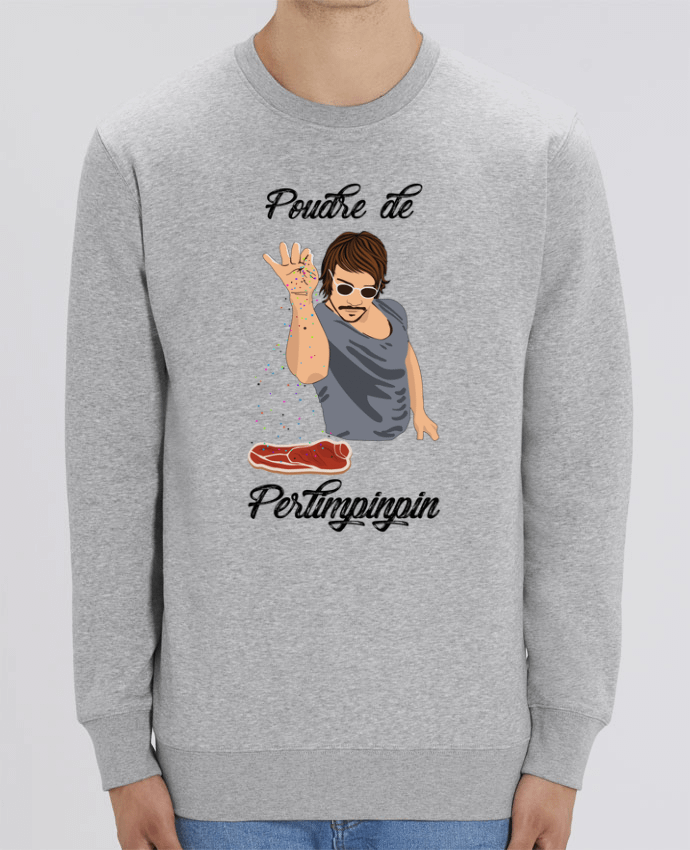 Sweat Col Rond Unisexe 350gr Stanley CHANGER Poudre de Perlimpinpin VS Salt Bae Par tunetoo