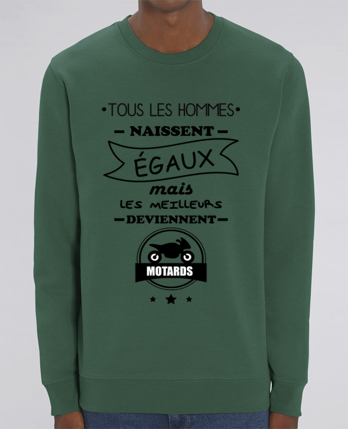 Sweat-shirt Tous les hommes ... les meilleurs deviennent motard, moto Par Benichan