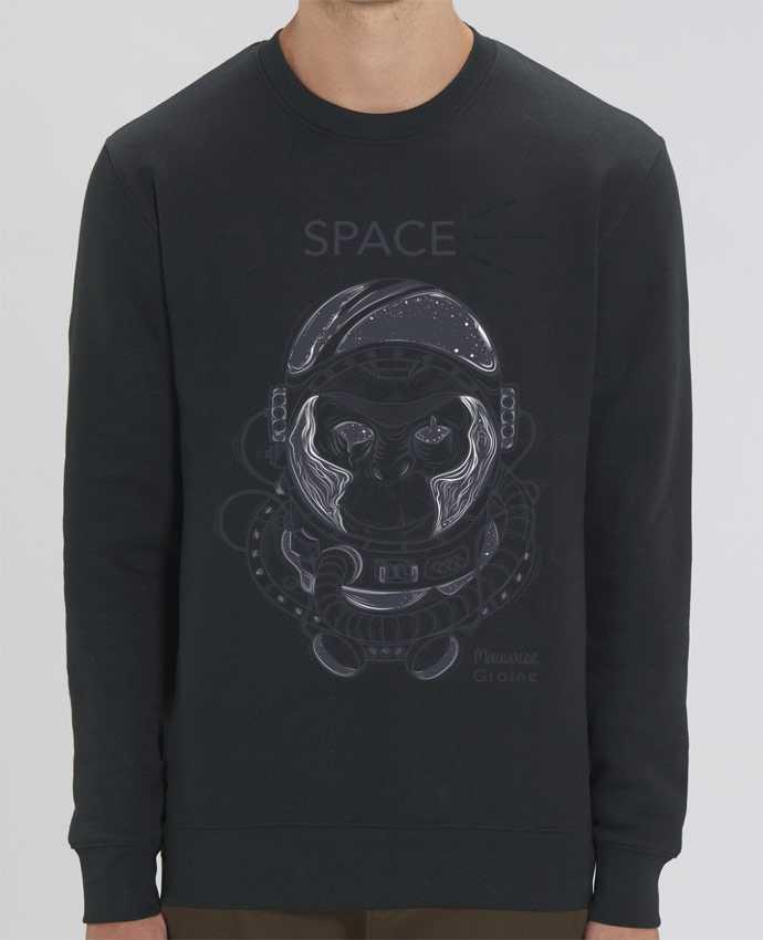 Sweat-shirt Monkey space Par Mauvaise Graine