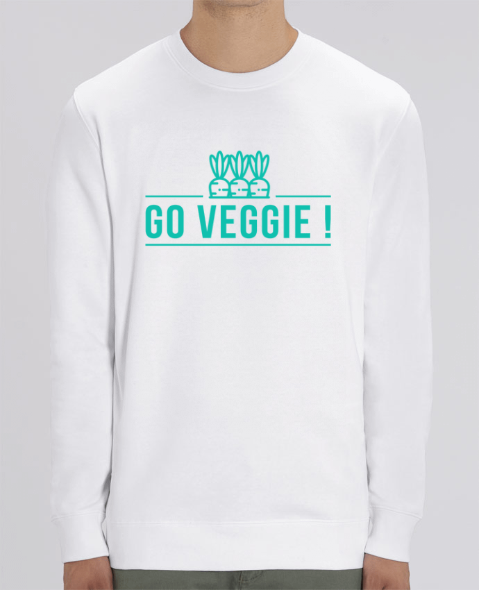 Sweat-shirt Go veggie ! Par Folie douce