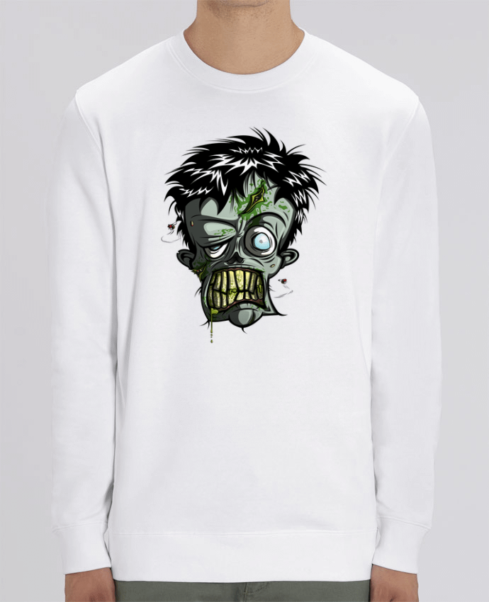 Unisex Crew Neck Sweatshirt 350G/M² Changer Toxic Zombie Par SirCostas