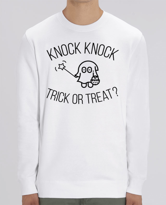Sweat Col Rond Unisexe 350gr Stanley CHANGER Knock Knock, Trick or Treat? Par tunetoo