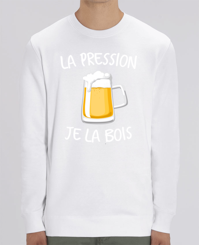 Unisex Crew Neck Sweatshirt 350G/M² Changer La pression je la bois Par FRENCHUP-MAYO