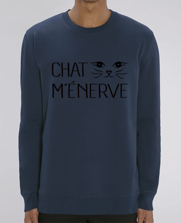 Sweat-shirt Chat m'énerve Par Freeyourshirt.com