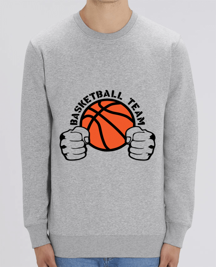 Sweat-shirt basketball team poing ferme logo equipe Par Achille