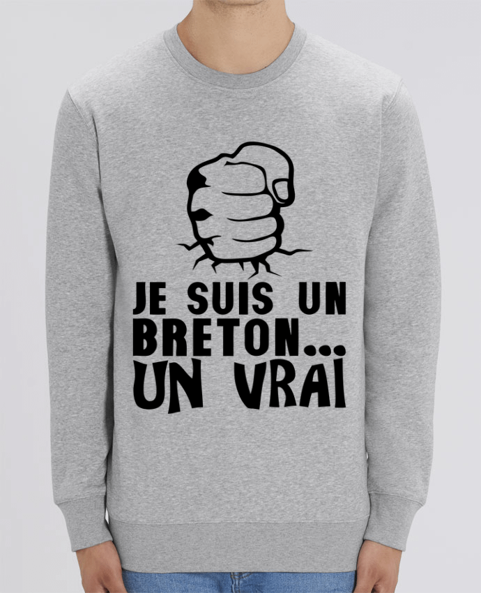 Sweat-shirt breton vrai veritable citation humour Par Achille