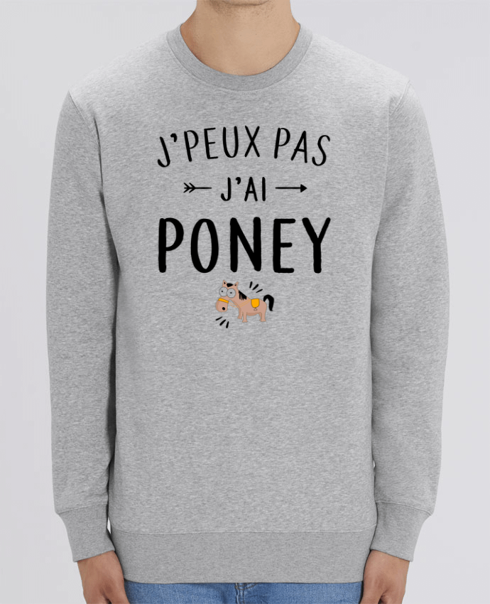 Sudadera Cuello Redondo Unisex 350gr Stanley CHANGER J'peux pas j'ai poney Par La boutique de Laura