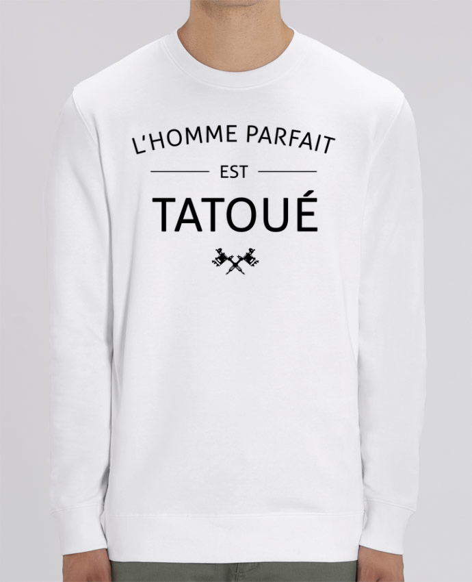 Unisex Crew Neck Sweatshirt 350G/M² Changer L'homme byfait est tatoué Par La boutique de Laura