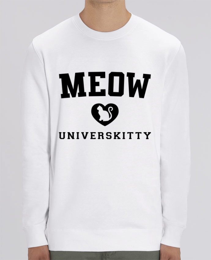 Unisex Crew Neck Sweatshirt 350G/M² Changer Meow Universkitty Par Freeyourshirt.com