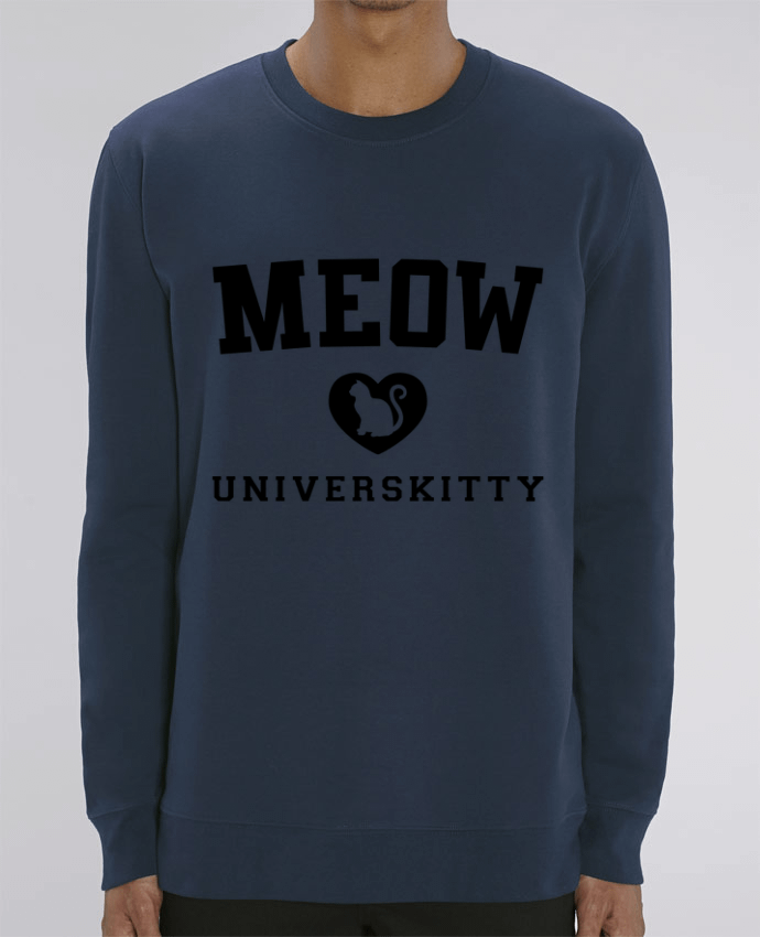 Sudadera Cuello Redondo Unisex 350gr Stanley CHANGER Meow Universkitty Par Freeyourshirt.com