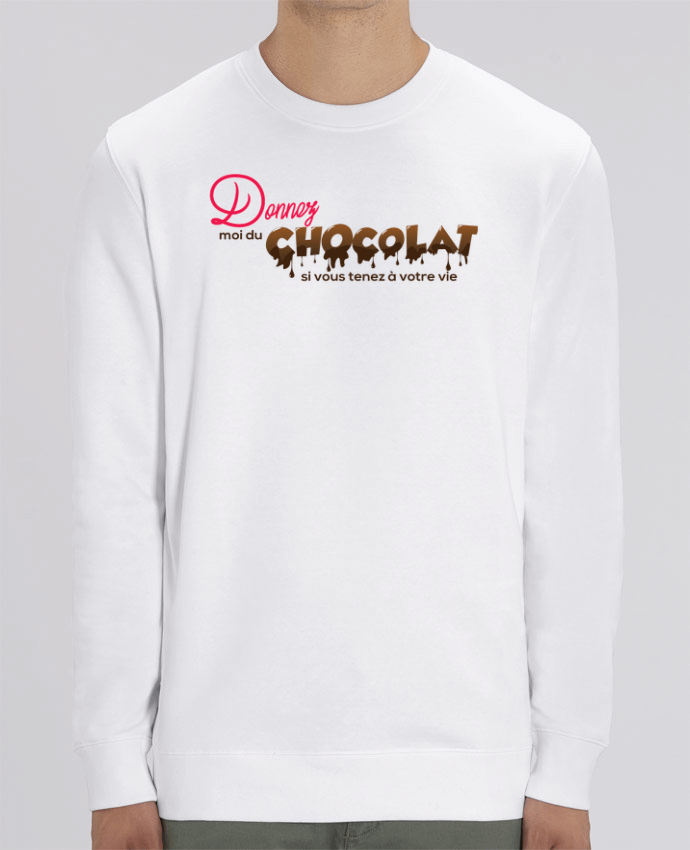 Unisex Crew Neck Sweatshirt 350G/M² Changer Donnez moi du chocolat !! Par tunetoo