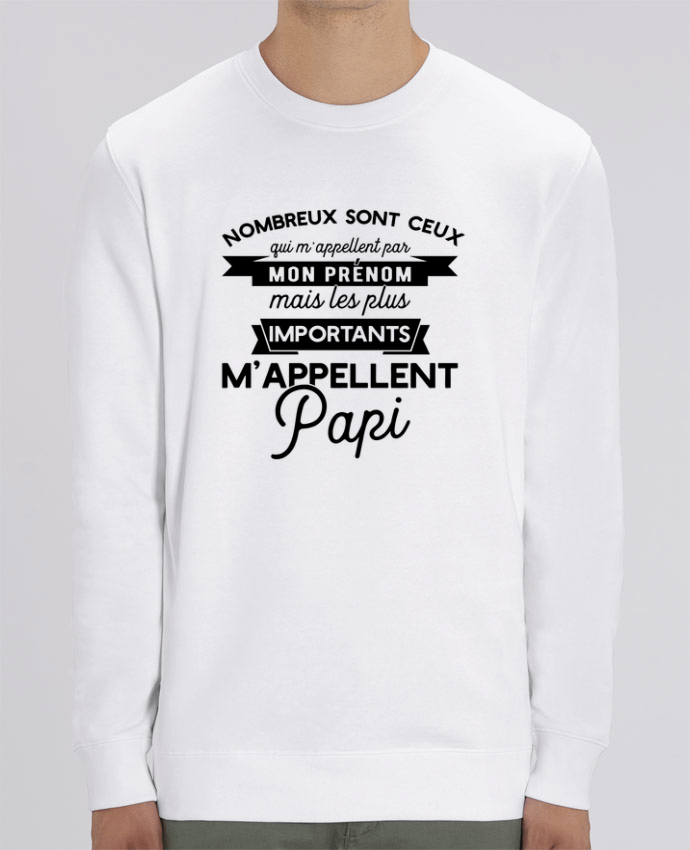Unisex Crew Neck Sweatshirt 350G/M² Changer on m'appelle papi humour Par Original t-shirt
