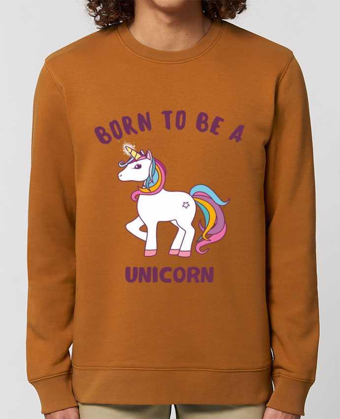 Sudadera Cuello Redondo Unisex 350gr Stanley CHANGER Born to be a unicorn Par Bichette