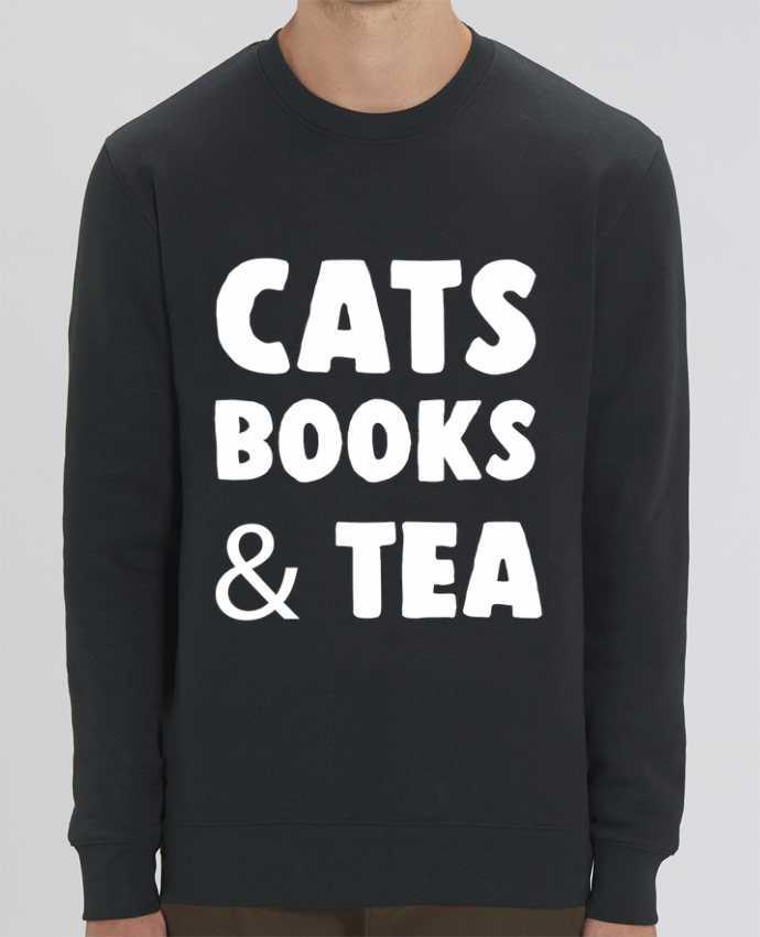 Sweat-shirt Cats, books & tea Par Bichette
