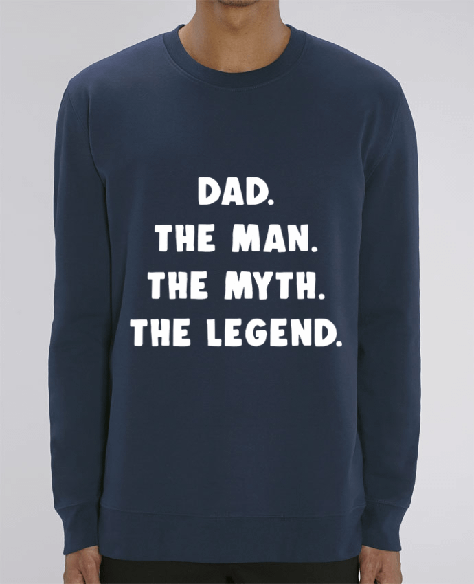 Unisex Crew Neck Sweatshirt 350G/M² Changer Dad the man, the myth, the legend Par Bichette