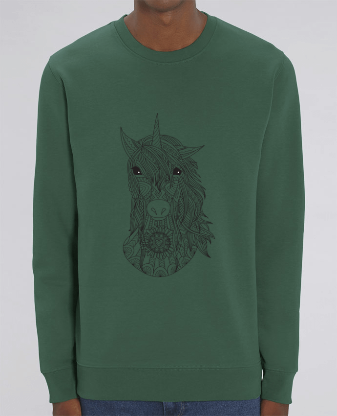 Unisex Crew Neck Sweatshirt 350G/M² Changer Unicorn Par Bichette