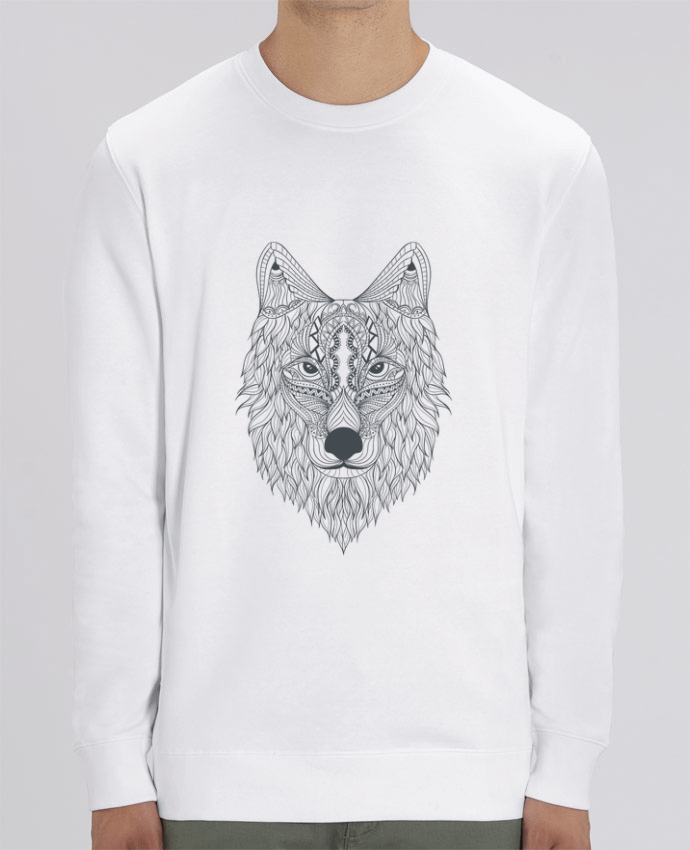 Unisex Crew Neck Sweatshirt 350G/M² Changer Wolf Par Bichette