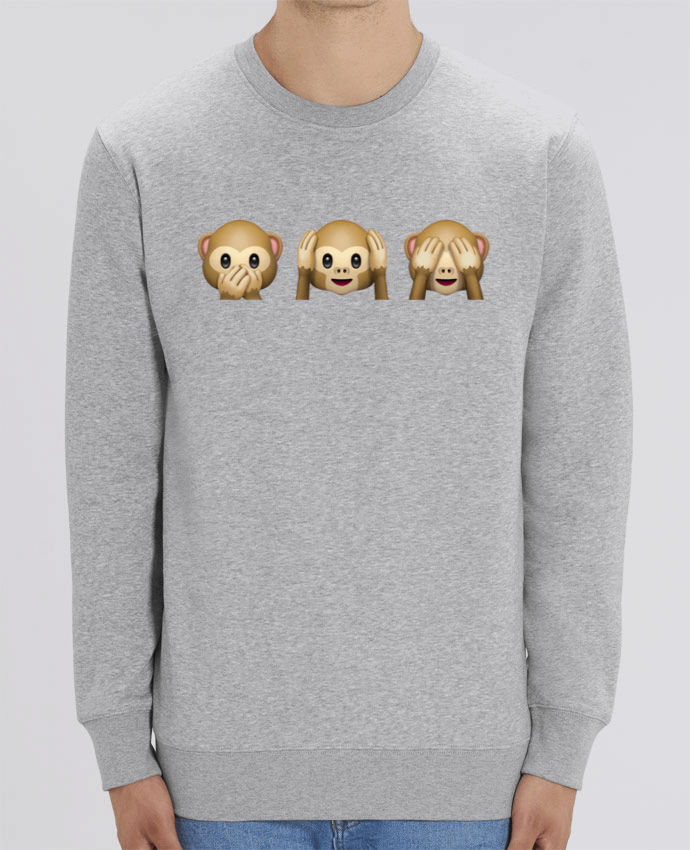 Sweat-shirt Three monkeys Par Bichette