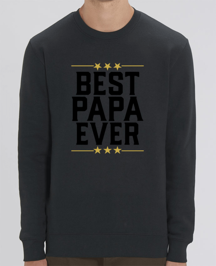 Unisex Crew Neck Sweatshirt 350G/M² Changer Best papa ever cadeau Par Original t-shirt