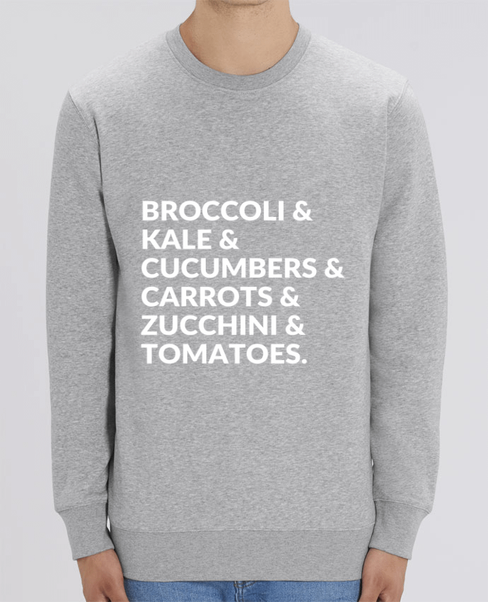 Sweat Col Rond Unisexe 350gr Stanley CHANGER Broccoli & Kale & Cucumbers & Carrots & Zucchini & Tomatoes Par Bichette