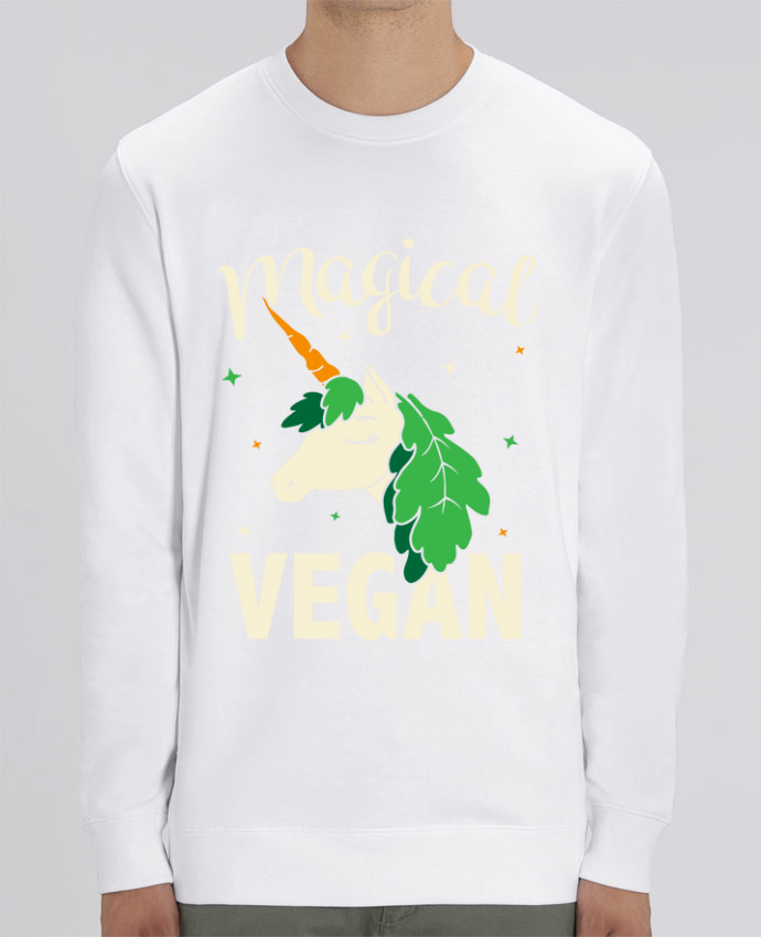 Unisex Crew Neck Sweatshirt 350G/M² Changer Magical vegan Par Bichette