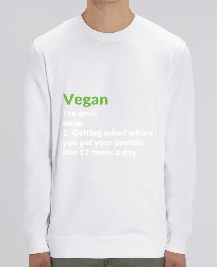 Sweat-shirt Vegan definition Par Bichette