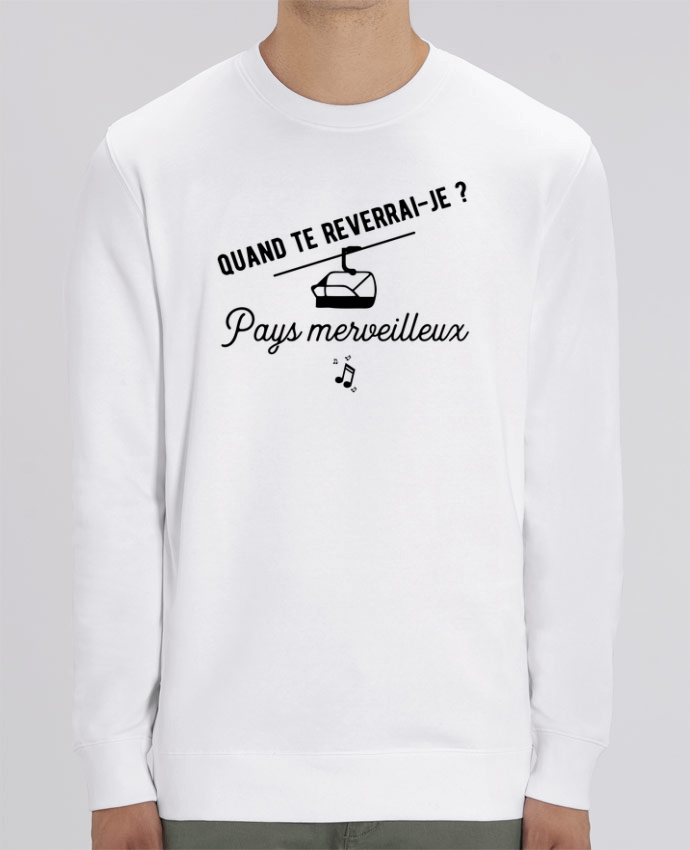 Unisex Crew Neck Sweatshirt 350G/M² Changer Pays merveilleux humour Par Original t-shirt