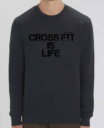 Sweat-shirt Crossfit is life Par tunetoo