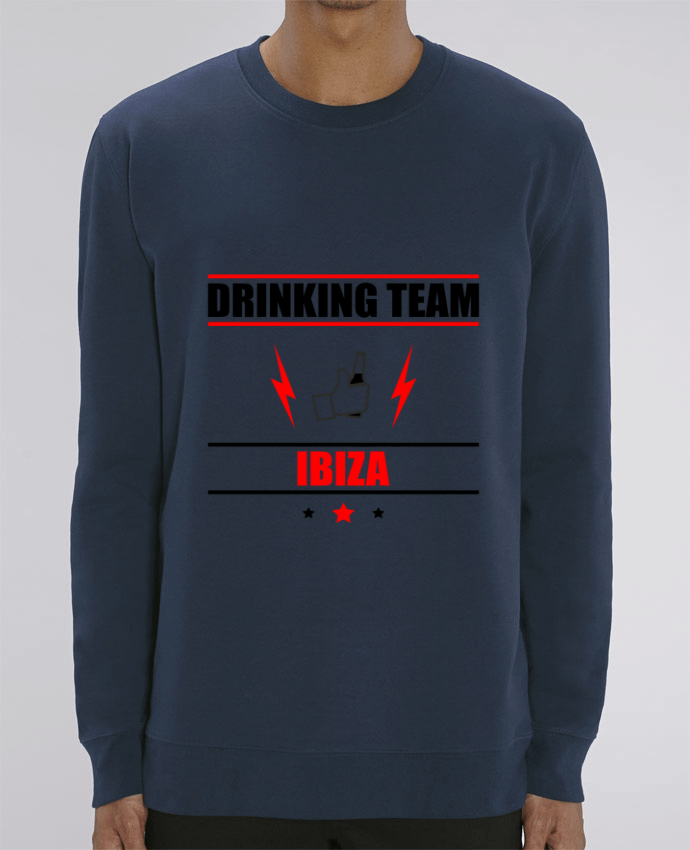 Unisex Crew Neck Sweatshirt 350G/M² Changer Drinking Team Ibiza Par Benichan