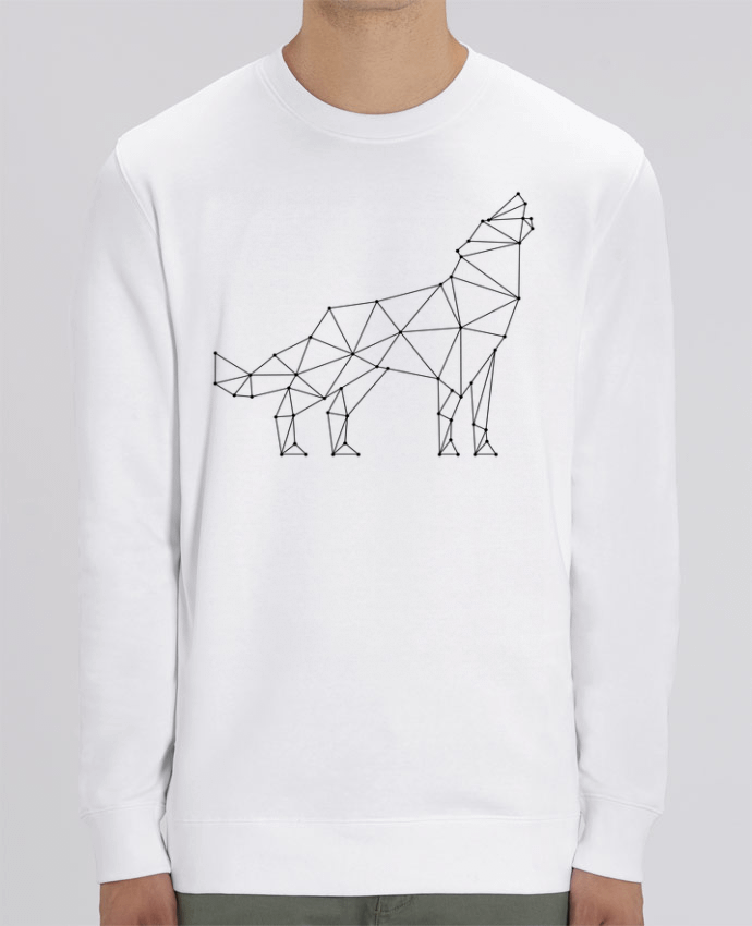 Sweat-shirt wolf - geometry Par /wait-design