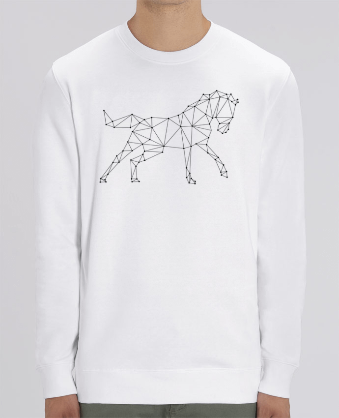 Unisex Crew Neck Sweatshirt 350G/M² Changer horse - géométrique Par /wait-design