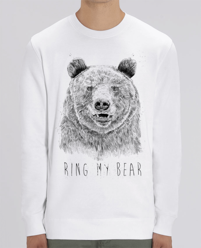 Sweat-shirt Ring my bear (bw) Par Balàzs Solti