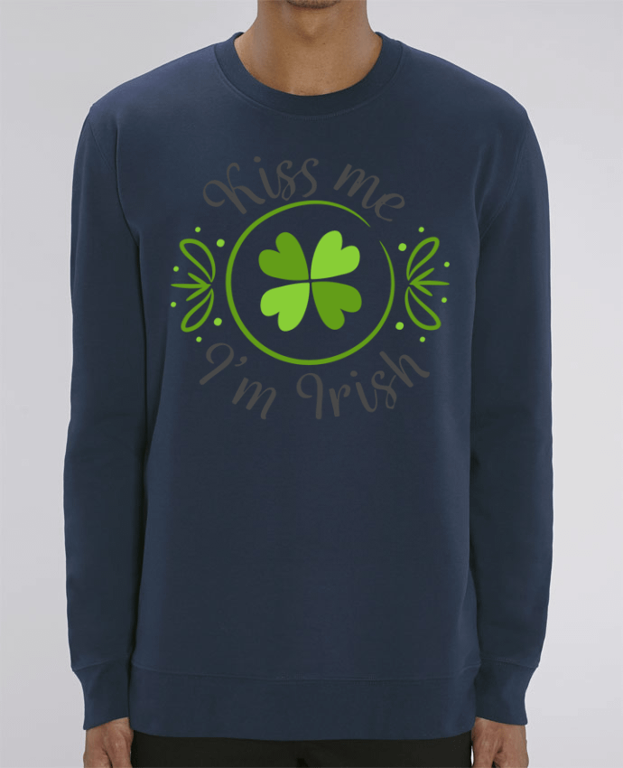 Sweat-shirt Kiss me I'm Irish Par tunetoo