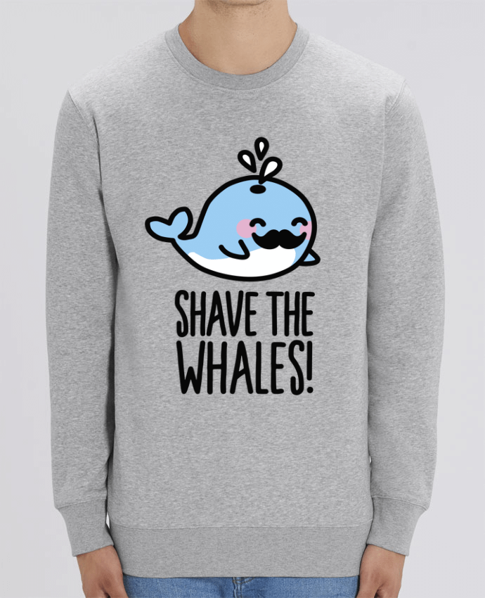 Sudadera Cuello Redondo Unisex 350gr Stanley CHANGER SHAVE THE WHALES Par LaundryFactory