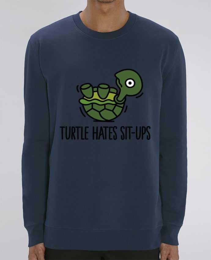 Sweat-shirt TURTLE HATES SIT-UPS Par LaundryFactory