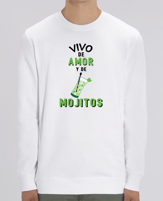 Unisex Crew Neck Sweatshirt 350G/M² Changer Vivo de amor y de mojitos Par tunetoo