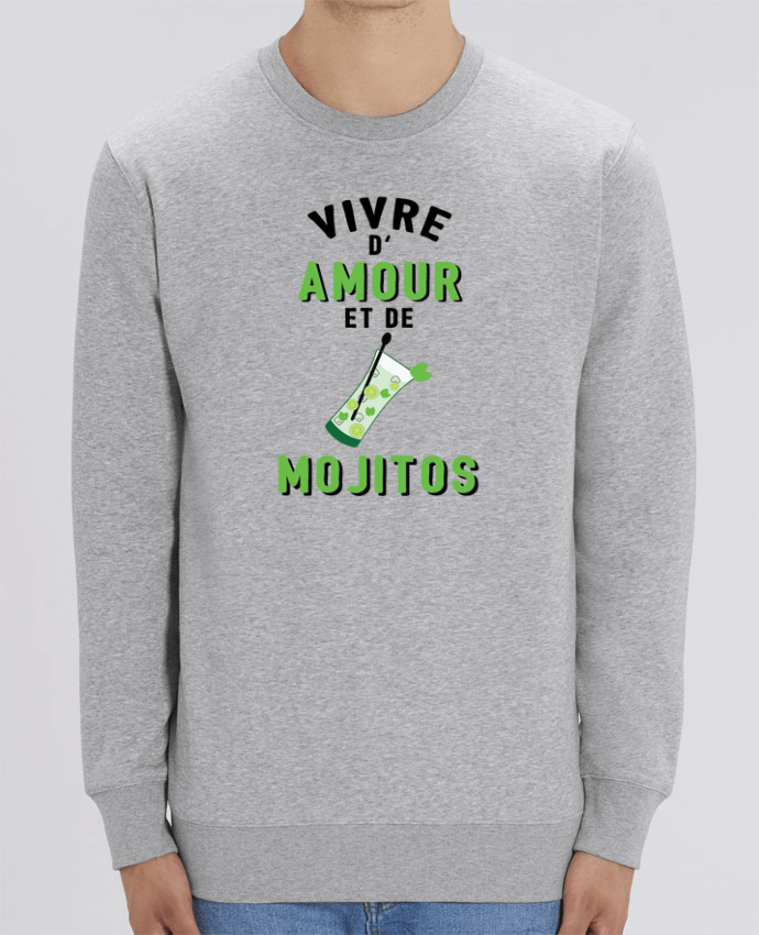 Sweat-shirt Vivre d'amour et de mojitos Par tunetoo