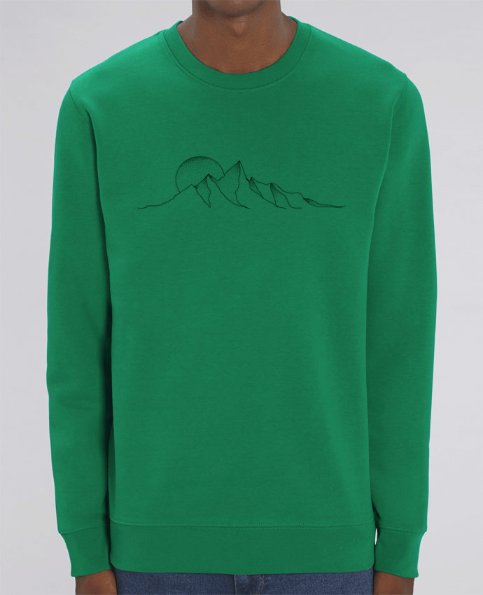 Sweat-shirt mountain draw Par /wait-design