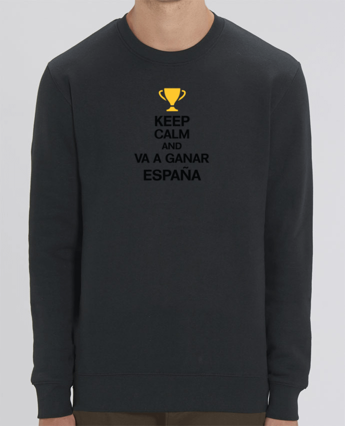 Sweat-shirt Keep calm and va a ganar Par tunetoo