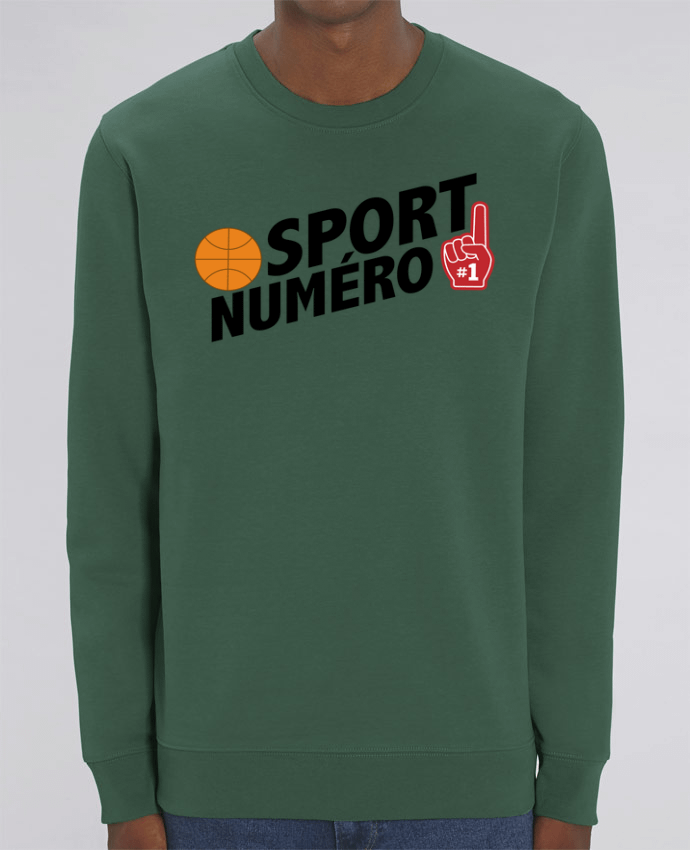 Sweat-shirt Sport numéro 1 Basket Par tunetoo