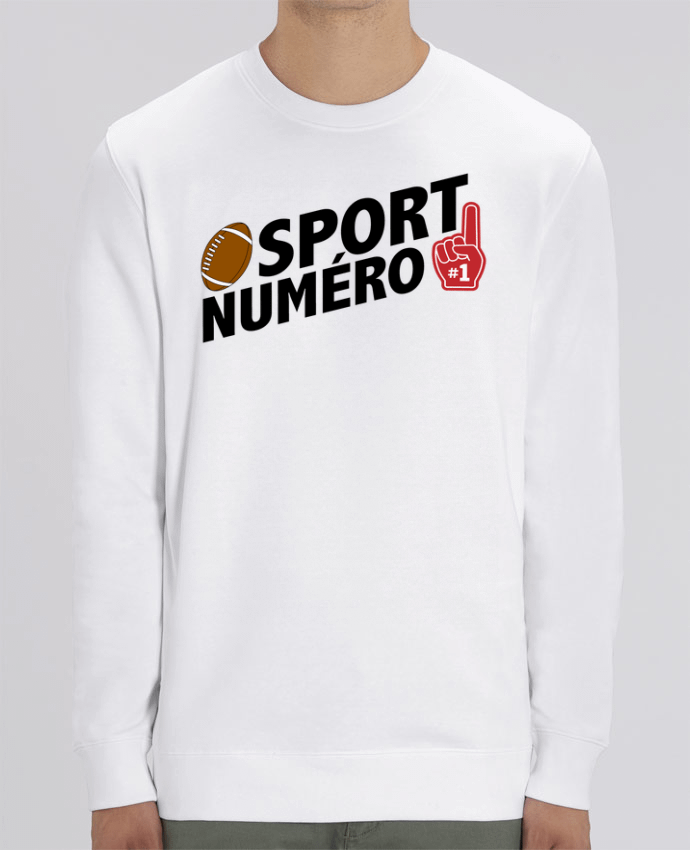 Sweat-shirt Sport numéro 1 Rugby Par tunetoo