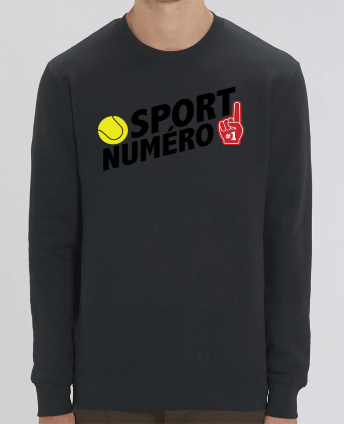 Sweat-shirt Sport numéro 1 tennis Par tunetoo