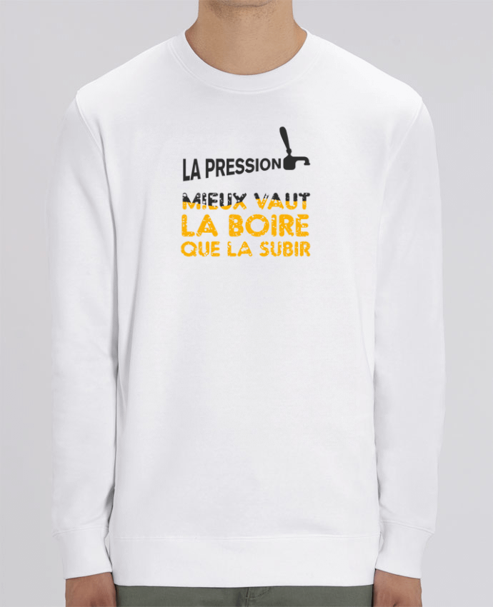 Unisex Crew Neck Sweatshirt 350G/M² Changer La pression, mieux vaut la boire que subir Par tunetoo