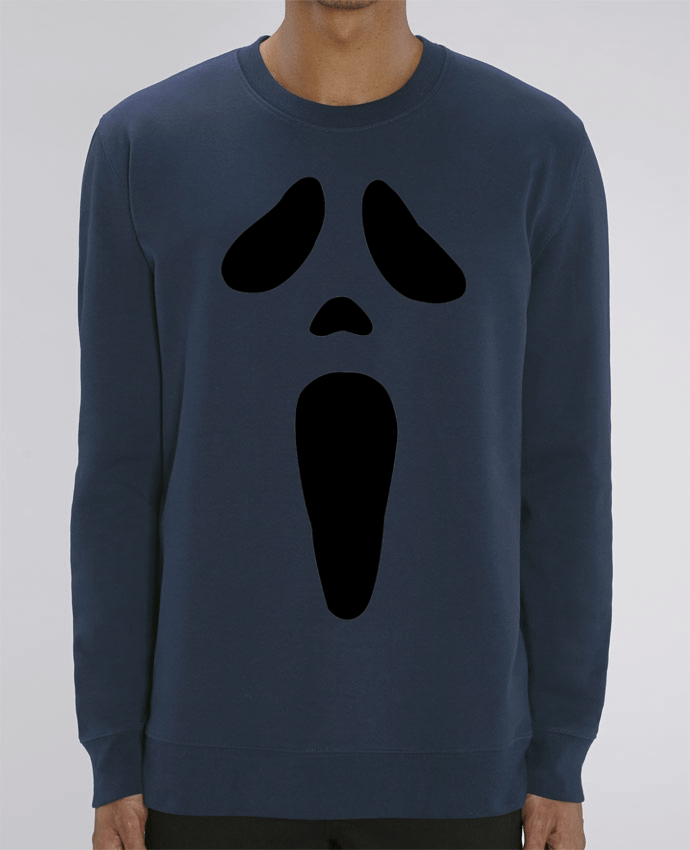 Unisex Crew Neck Sweatshirt 350G/M² Changer Scream - Ghostface Par Paulo
