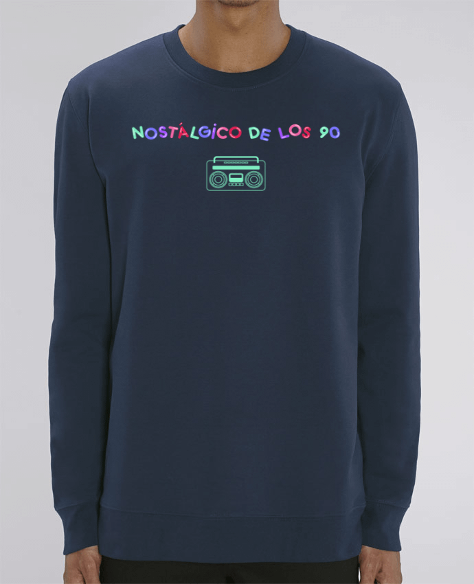 Unisex Crew Neck Sweatshirt 350G/M² Changer Nostálgico de los 90 Radio Par tunetoo