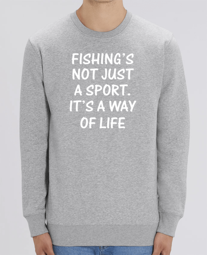 Unisex Crew Neck Sweatshirt 350G/M² Changer Fishing way of life Par Original t-shirt