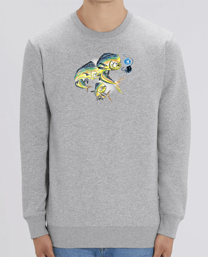 Unisex Crew Neck Sweatshirt 350G/M² Changer Awesome Fish Par Original t-shirt
