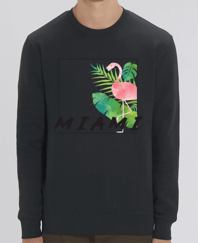 Unisex Crew Neck Sweatshirt 350G/M² Changer Miami Par KOIOS design