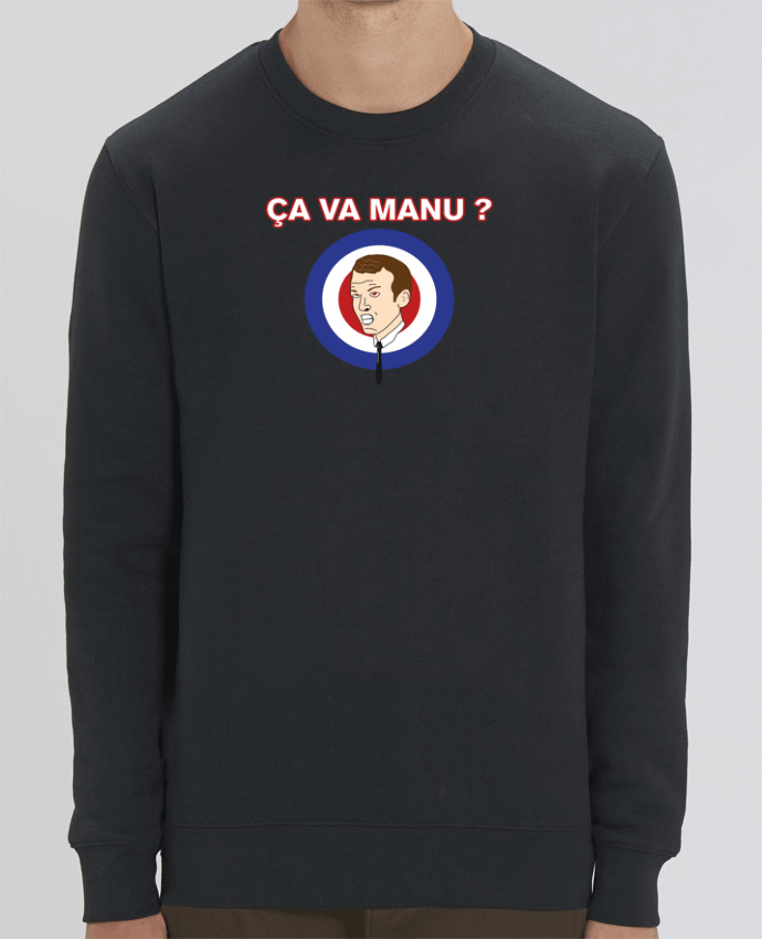 Sweat-shirt Emmanuel Macron ça va manu ? Par tunetoo